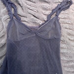 vintage sheer lingerie top